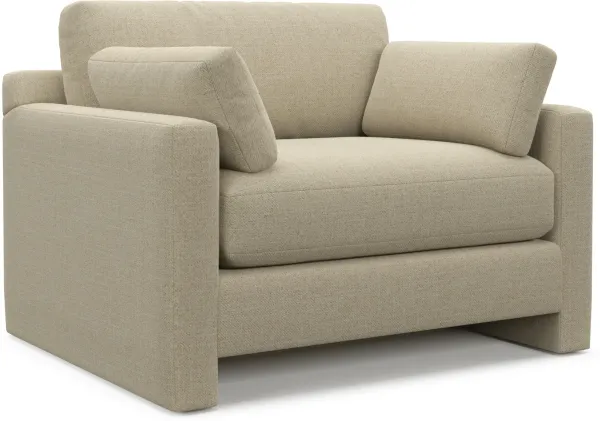 Forbes Foam Comfort Chair and a Half - Broderick Sand