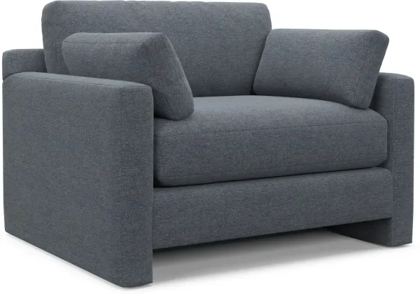 Forbes Foam Comfort Chair and a Half - Bridger Navy