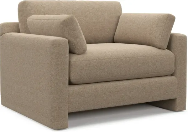 Forbes Foam Comfort Chair and a Half - Liv Wicker