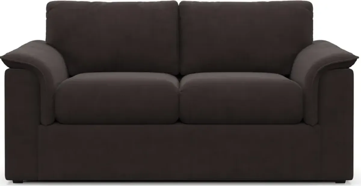 Morse Foam Comfort Loveseat - Merrimac Dark Brown