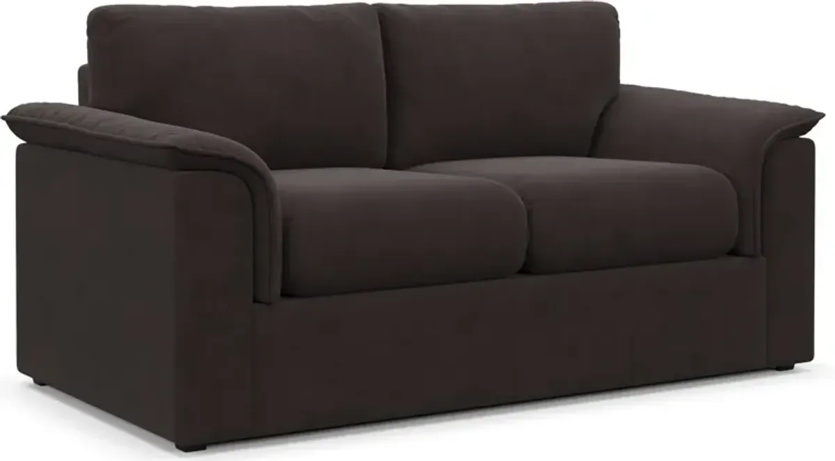 Morse Foam Comfort Loveseat - Merrimac Dark Brown