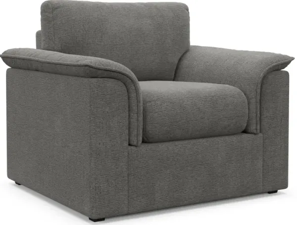 Morse Foam Comfort Chair - Living Large Charcoal