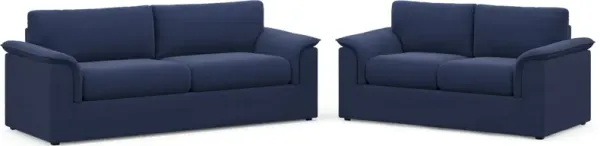 Morse Foam Comfort 2 Pc. Living Room - Abington TW Indigo