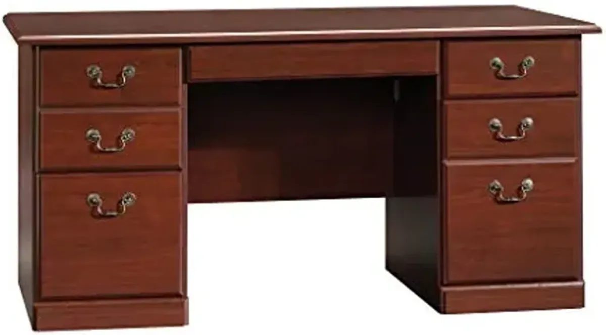 Sauder Heritage Hill Computer Desk, Classic Cherry finish