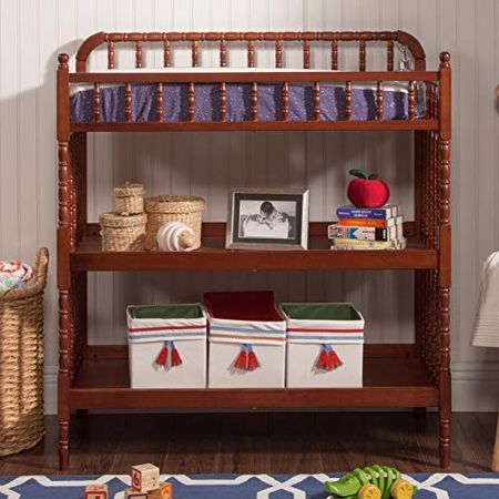 DaVinci Jenny Lind Changing Table with Pad in Rich Cherry