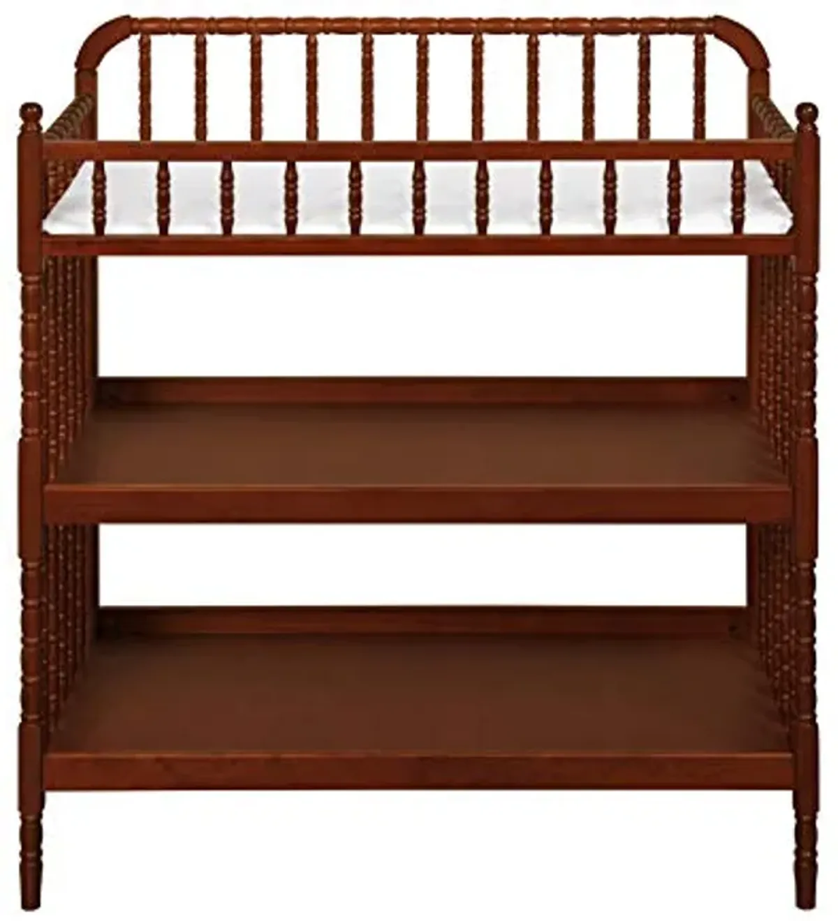 DaVinci Jenny Lind Changing Table with Pad in Rich Cherry