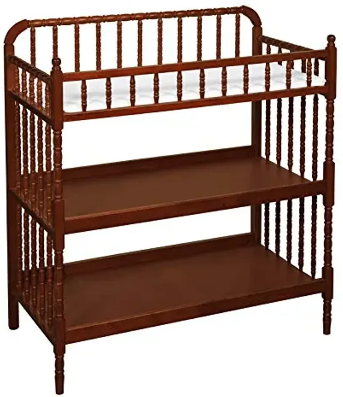 DaVinci Jenny Lind Changing Table with Pad in Rich Cherry