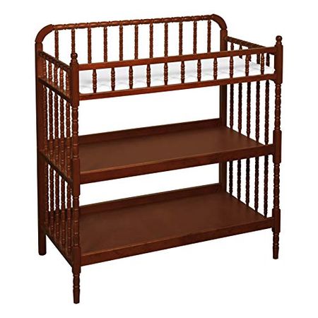 DaVinci Jenny Lind Changing Table with Pad in Rich Cherry