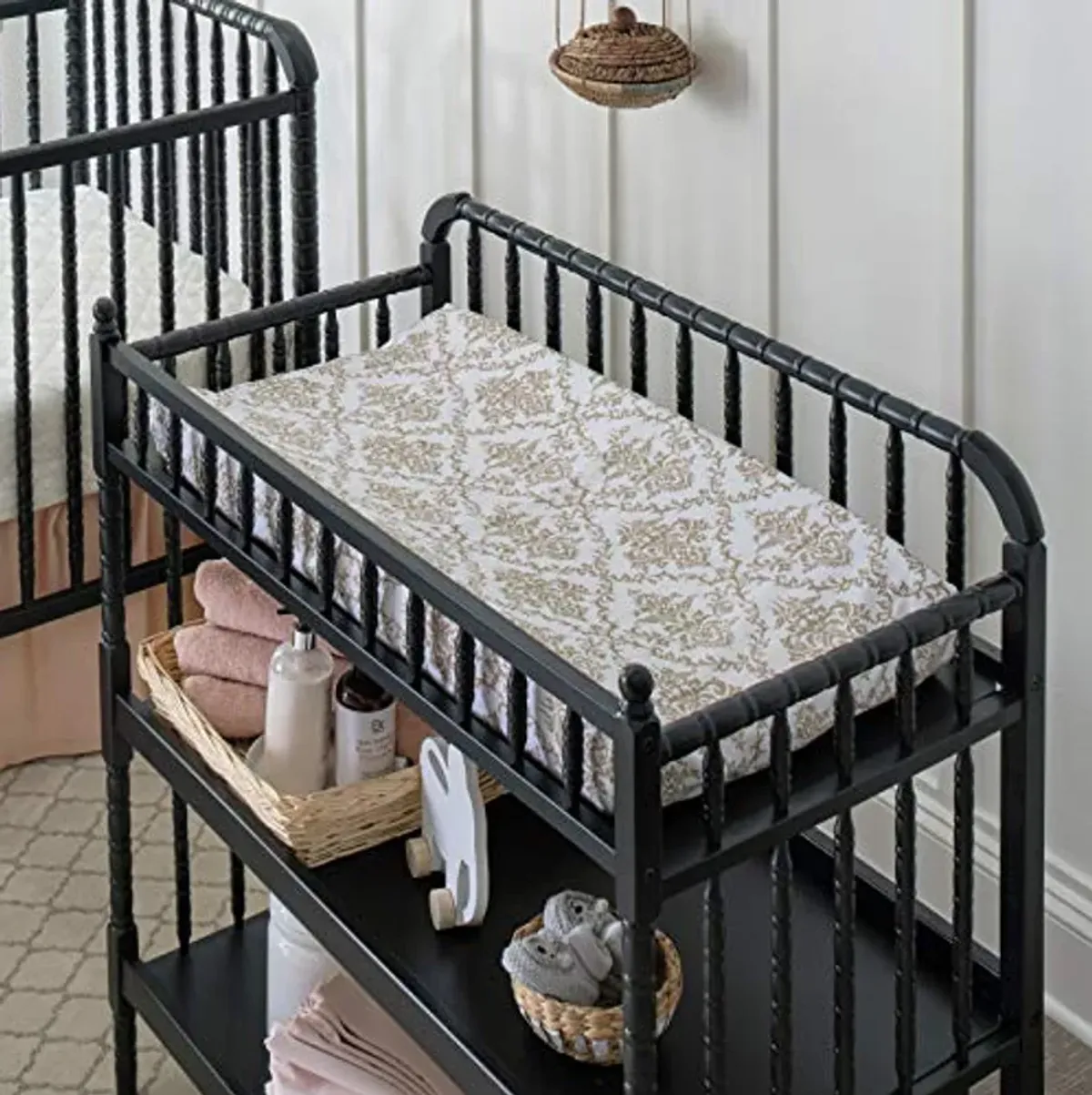 DaVinci Jenny Lind Changing Table with Pad in Ebony