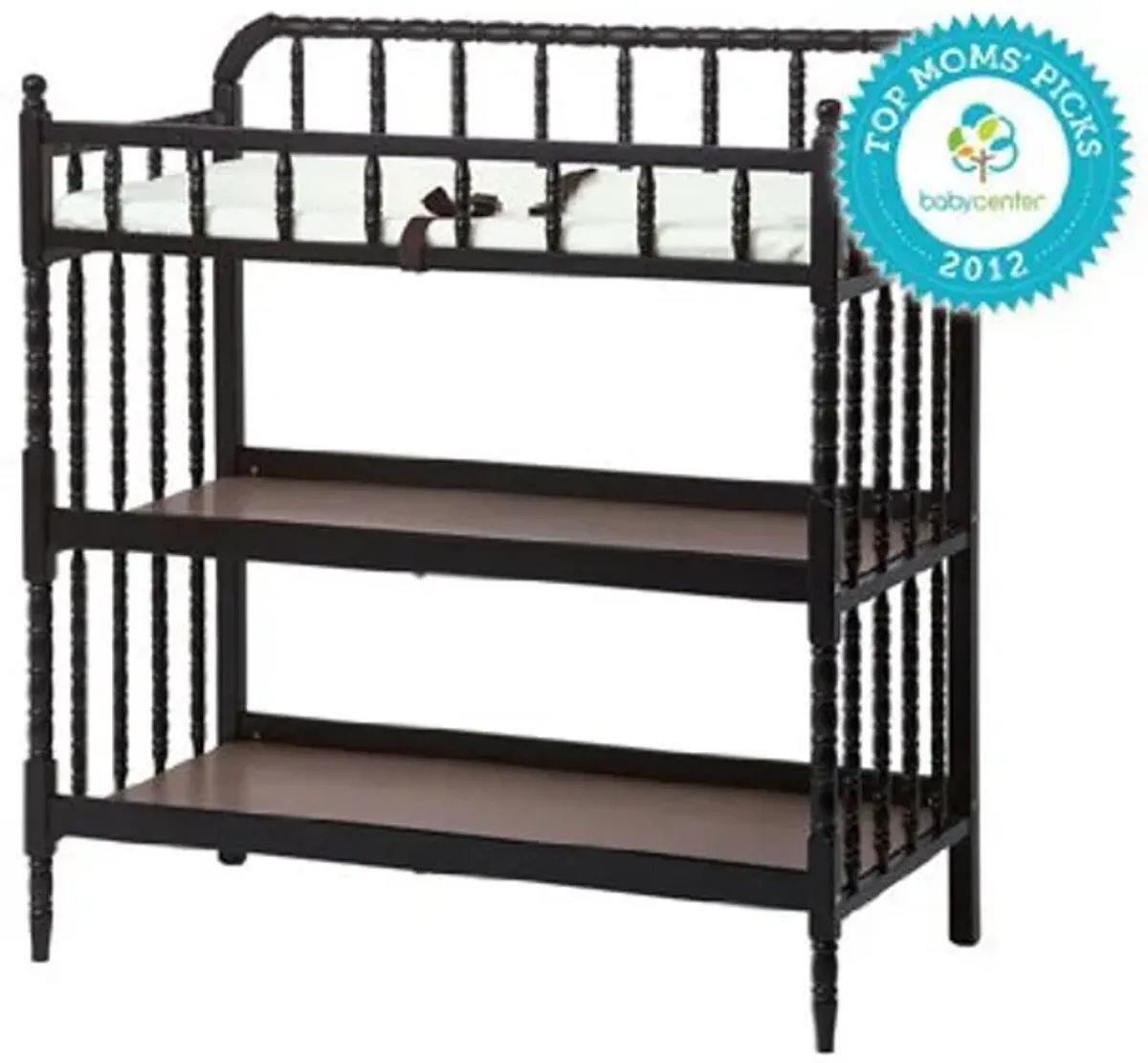 DaVinci Jenny Lind Changing Table with Pad in Ebony