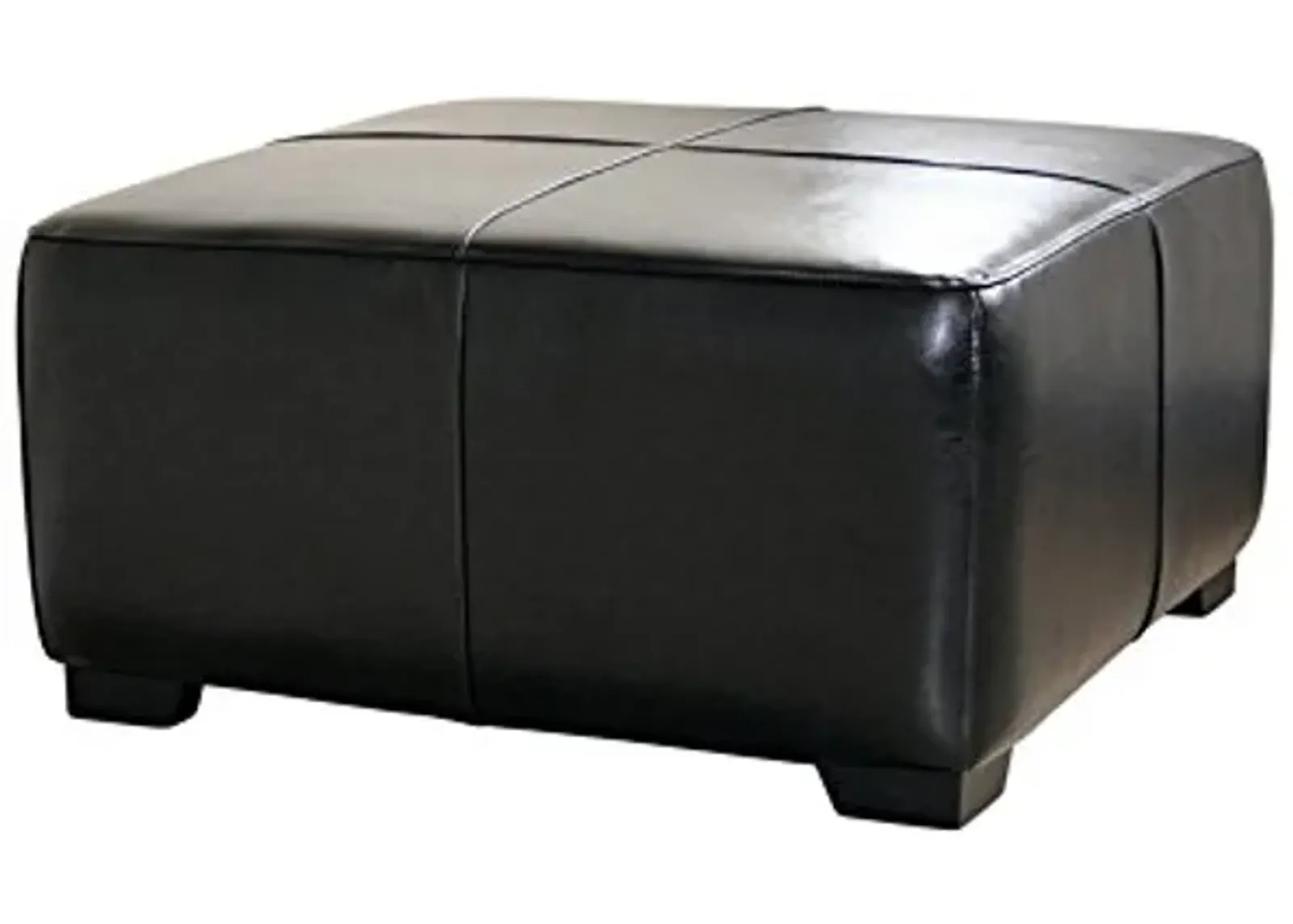 Baxton Studio OMY-052-J023-Black Storage-Ottomans, 31.5L x 31.5W x 17H, Raven Black