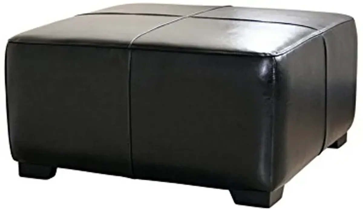 Baxton Studio OMY-052-J023-Black Storage-Ottomans, 31.5L x 31.5W x 17H, Raven Black