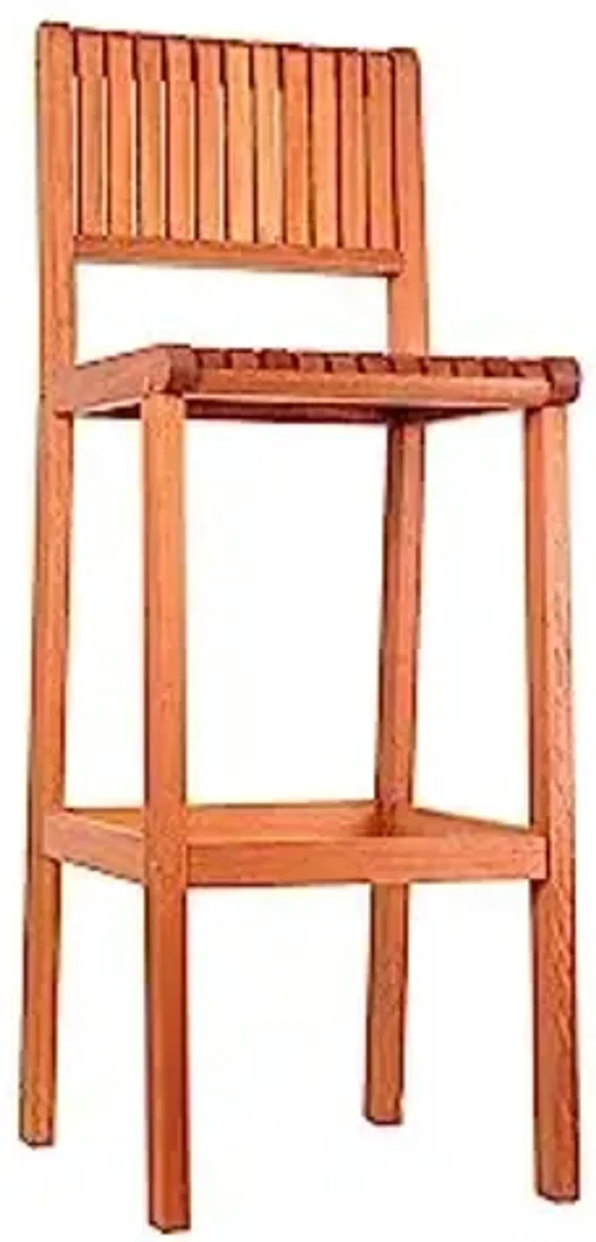 Amazonia Ibiza Eucalyptus Barstool, Light Brown, 18lx17wx47h (BT 215)