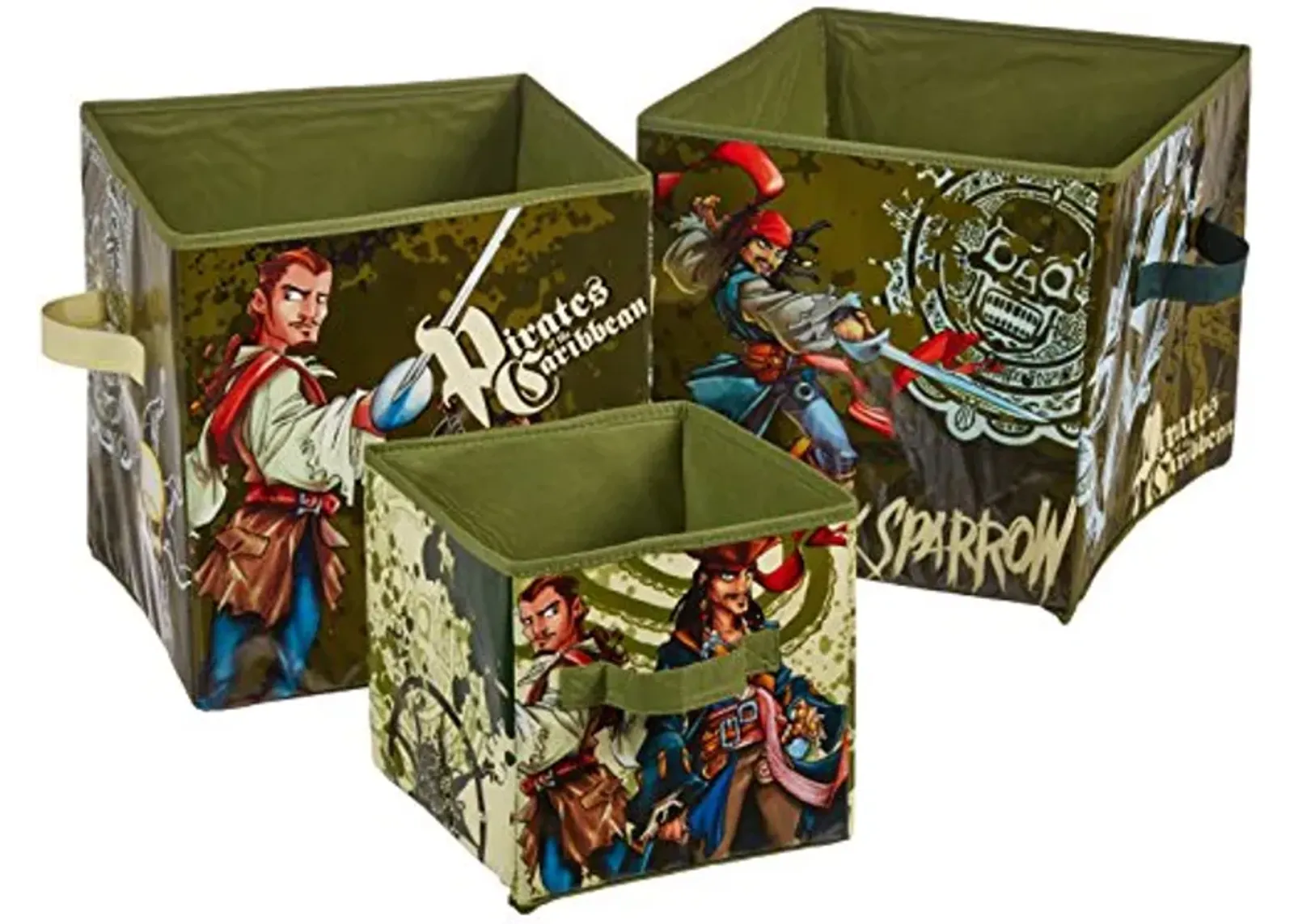 Idea Nuova Pirates Storage Bins 3 pieces