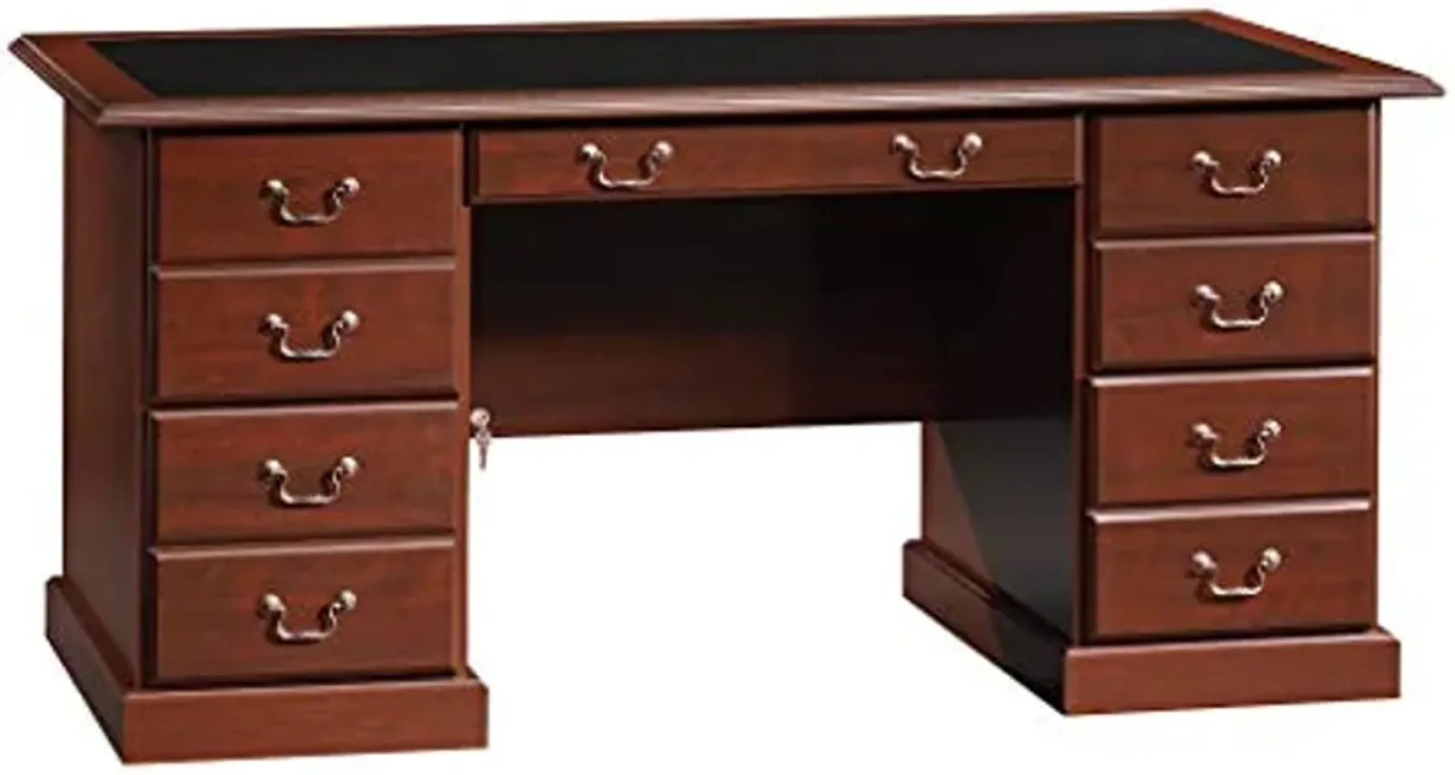 Sauder Heritage Hill Executive Desk, Classic Cherry finish