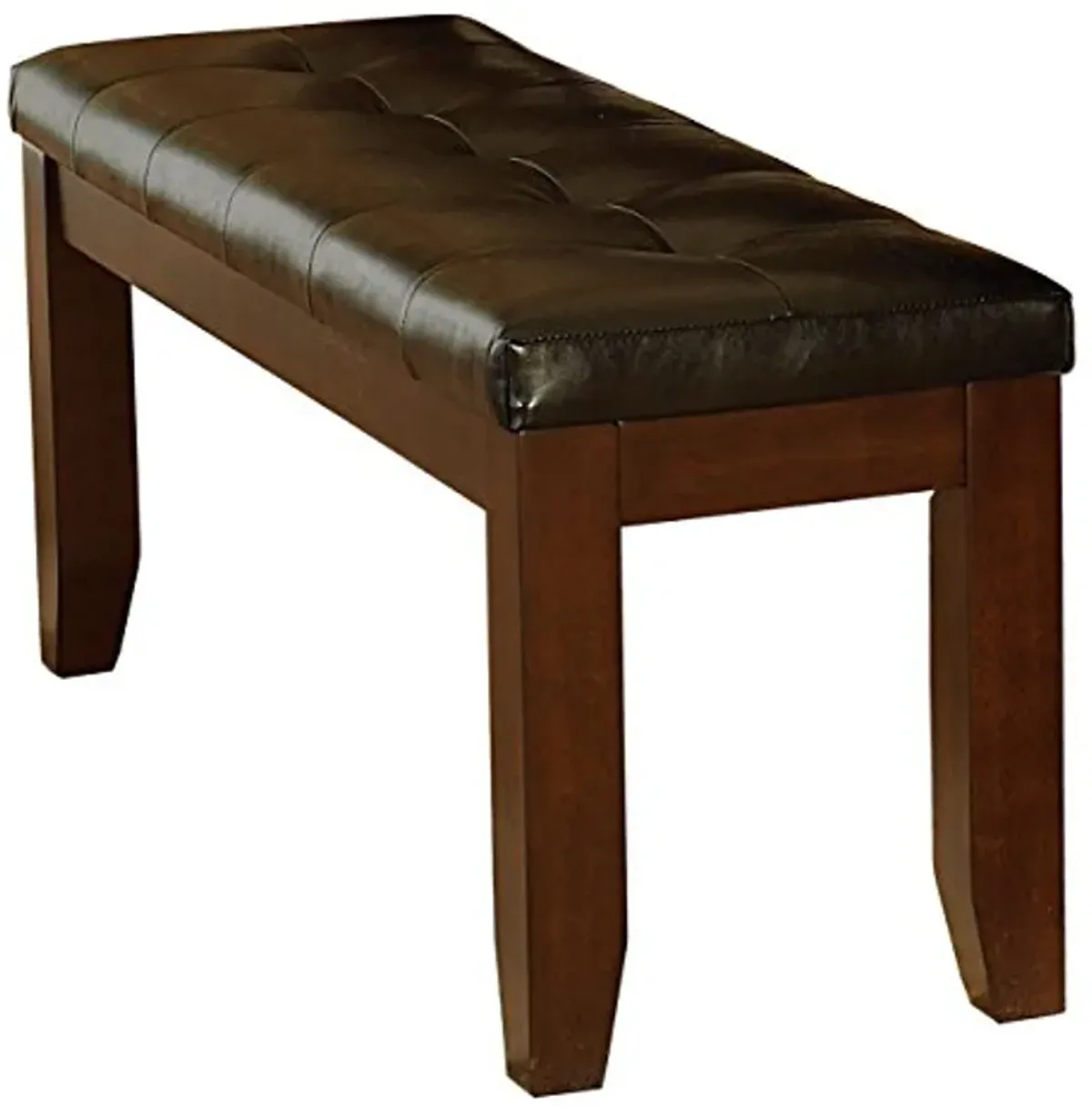 Homelegance Ameillia Accent Bench, 48 Inch, Dark Oak