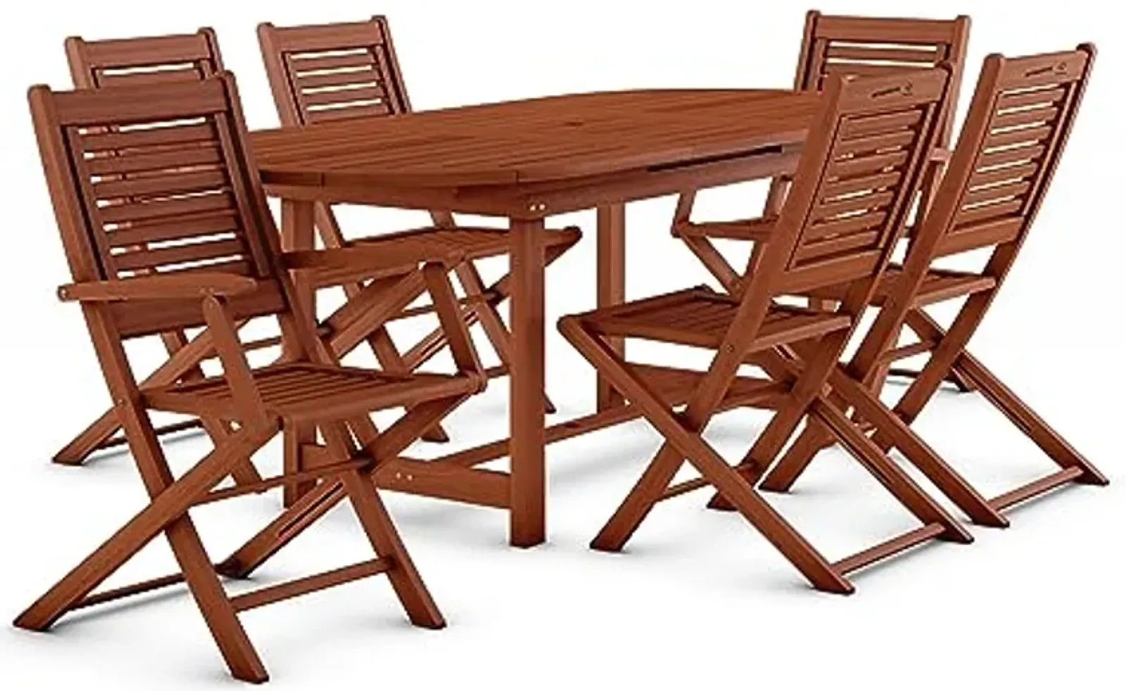 Amazonia Milano 7-Piece Extendable Set