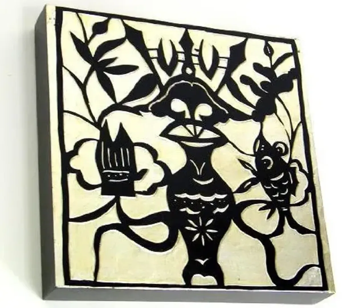 Wayborn May Decorative Wall Plaque in Cedar Frame 351179