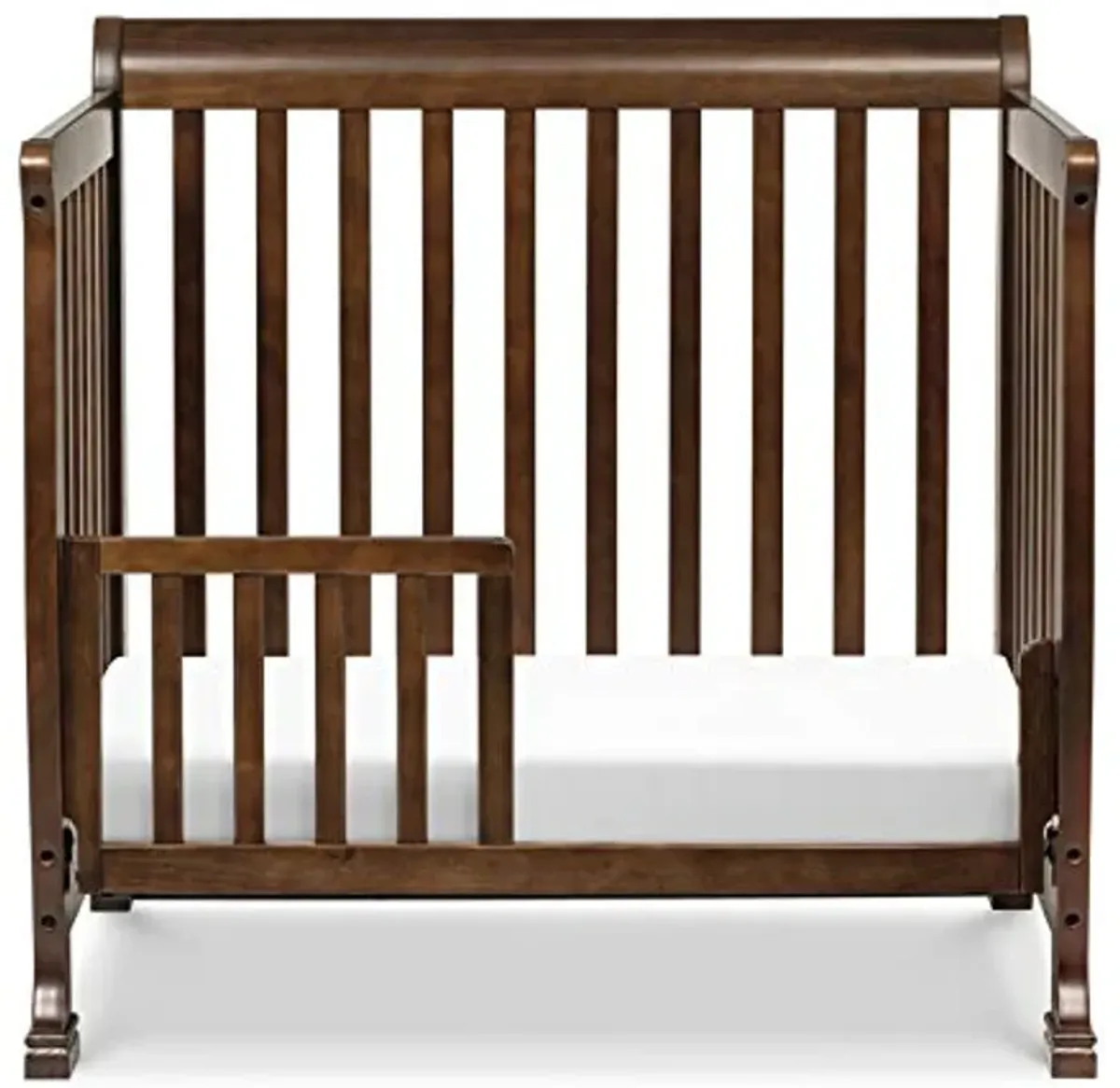 DaVinci Kalani 4-in-1 Convertible Mini Crib in Espresso | Greenguard Gold Certified