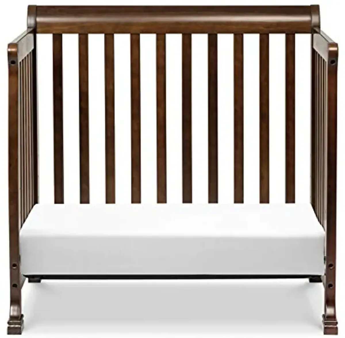 DaVinci Kalani 4-in-1 Convertible Mini Crib in Espresso | Greenguard Gold Certified