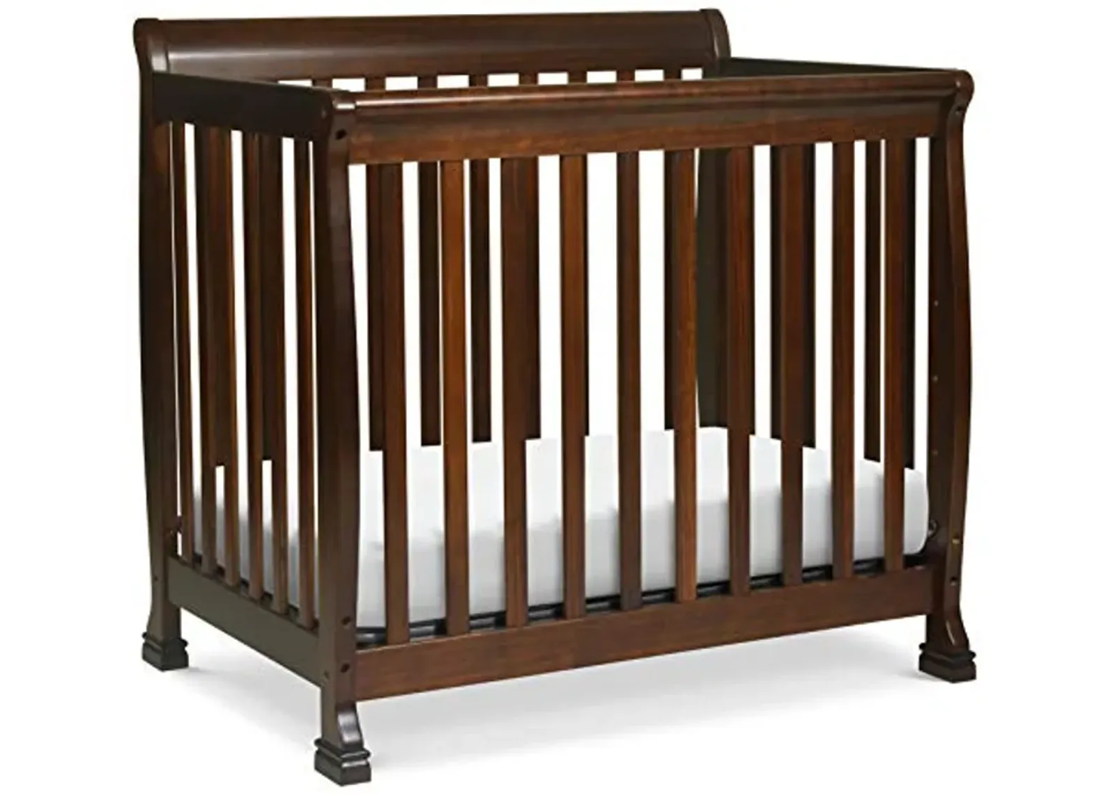 DaVinci Kalani 4-in-1 Convertible Mini Crib in Espresso | Greenguard Gold Certified