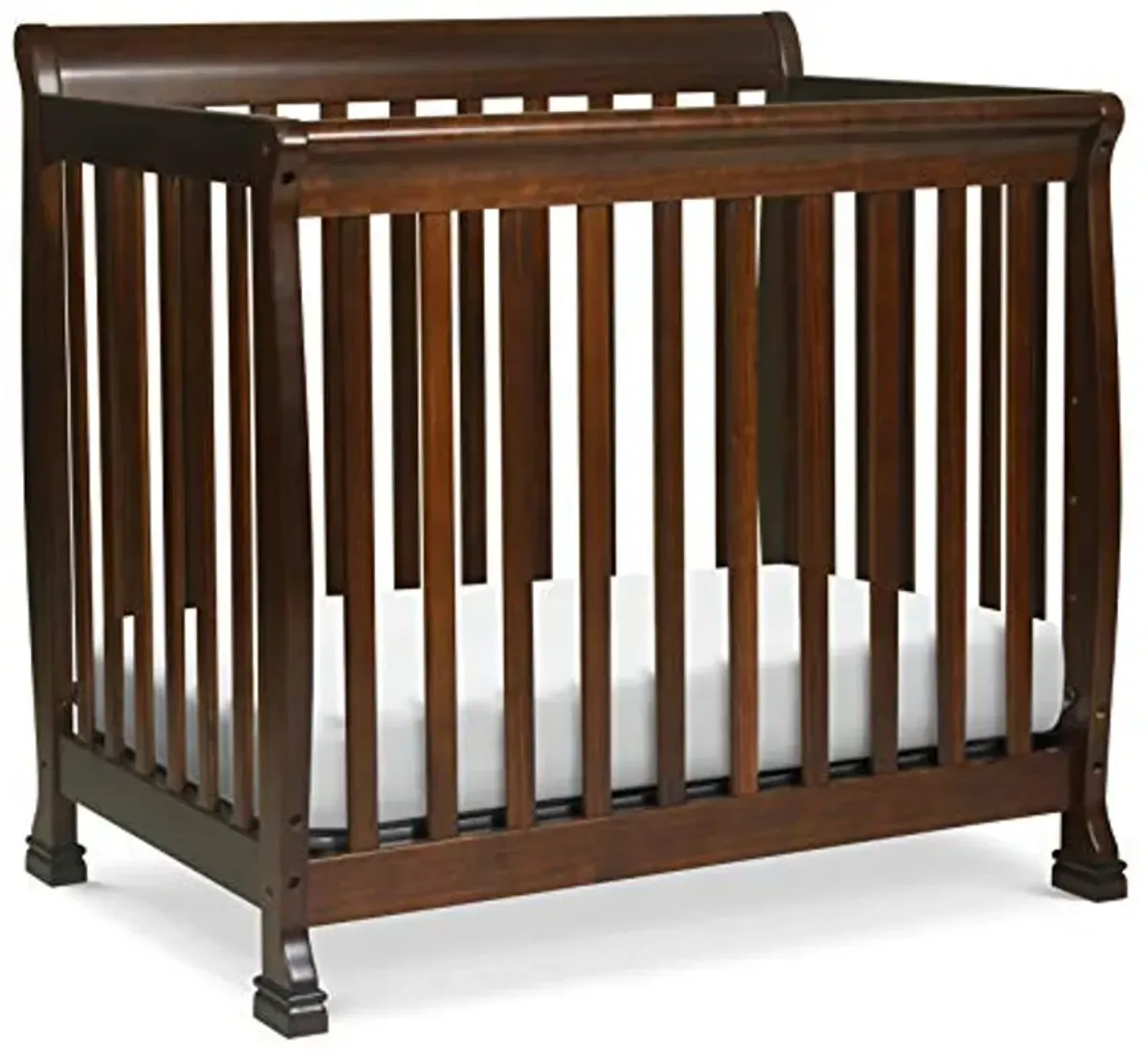 DaVinci Kalani 4-in-1 Convertible Mini Crib in Espresso | Greenguard Gold Certified