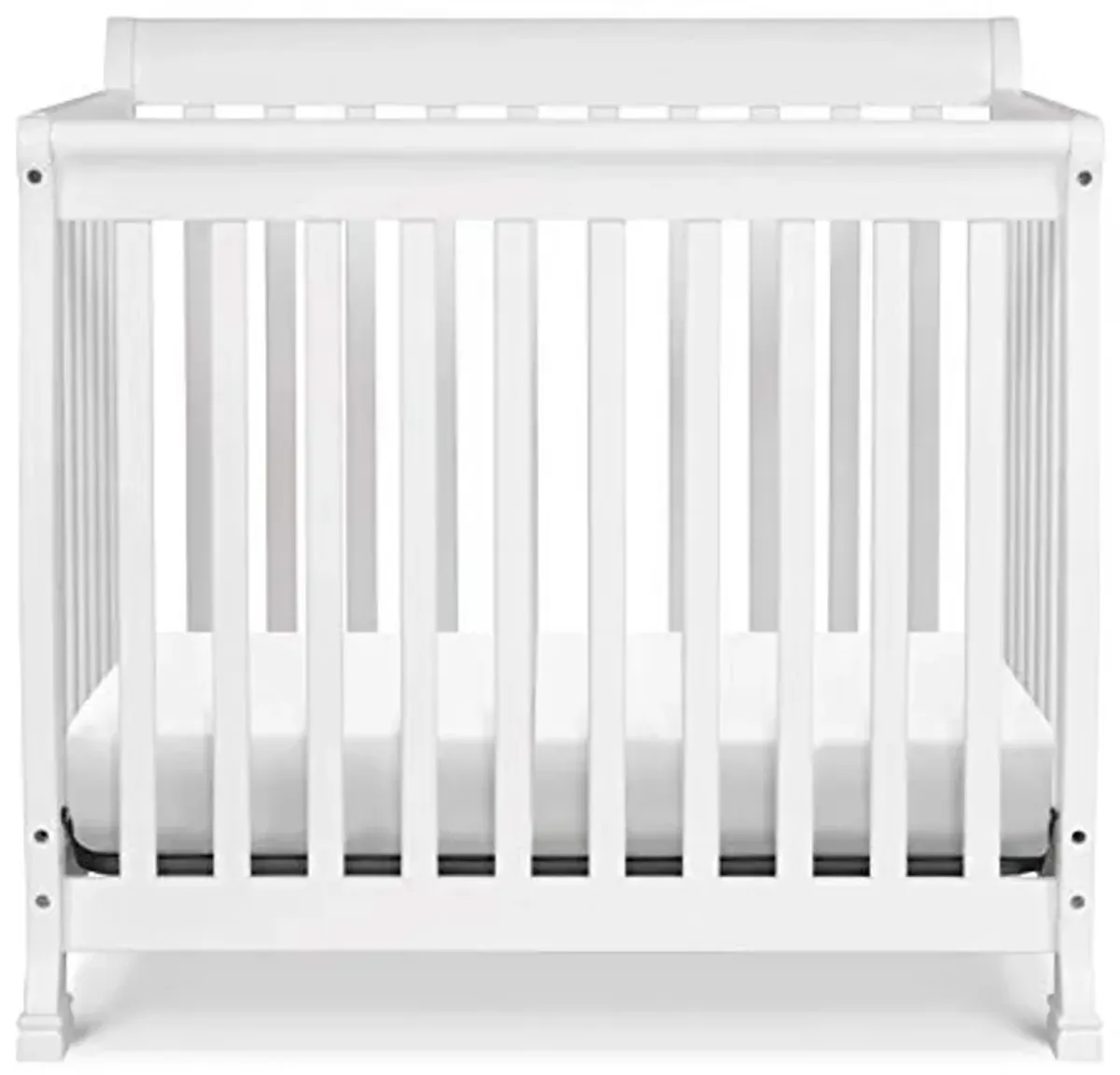 DaVinci Kalani 4-in-1 Convertible Mini Crib in White | Greenguard Gold Certified