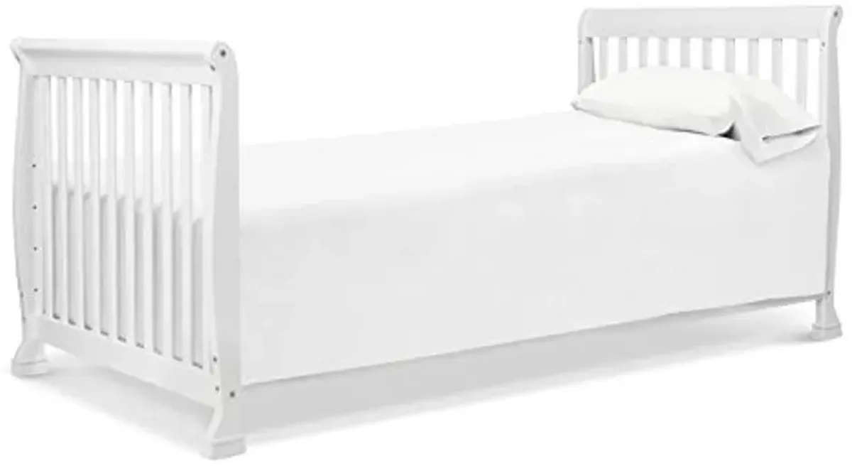 DaVinci Kalani 4-in-1 Convertible Mini Crib in White | Greenguard Gold Certified