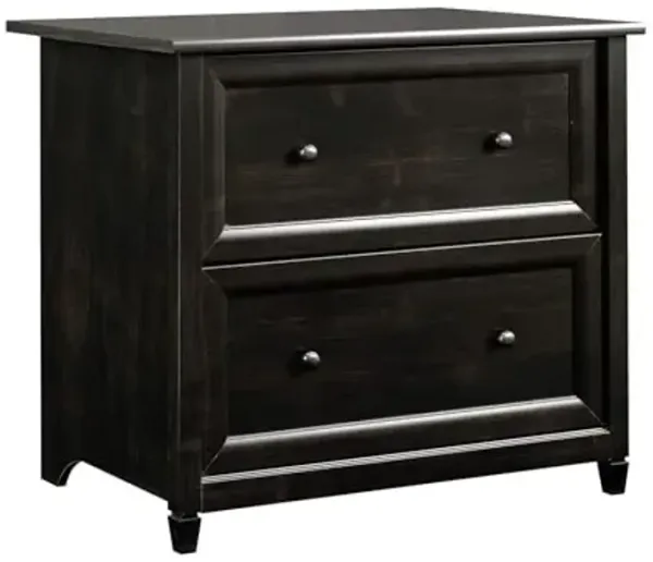 Sauder Edge Water 2 Drawer Lateral Filing Cabinet, Office File Cabinet, in Estate Black finish