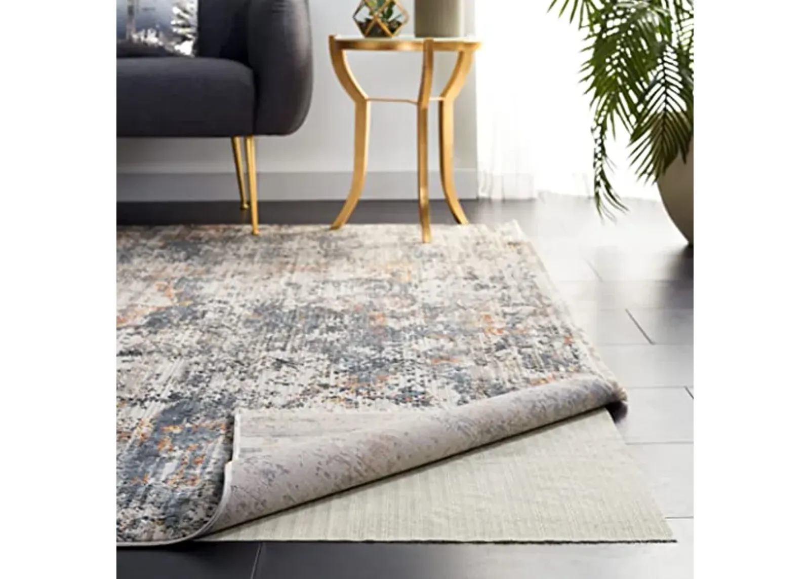 Safavieh Padding Collection PAD121 White Area Rug, 5 feet by 8 feet (5' x 8')