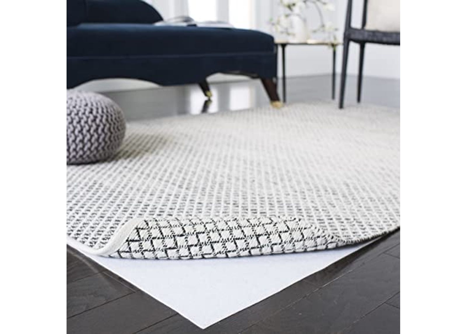 SAFAVIEH Non Slip Anti Skid Grippy Stay in place Rug Pad Under Carpet (2'3" x 4' -SET OF 2)