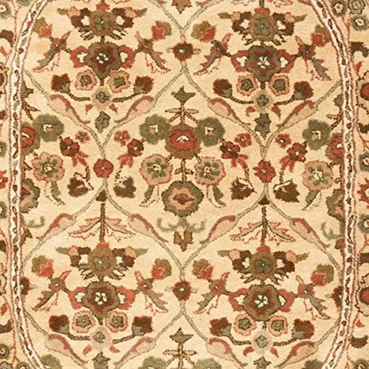 SAFAVIEH Antiquity Collection Area Rug - 4'6" x 6'6" Oval, Gold, Handmade Traditional Oriental Wool, Ideal for High Traffic Areas in Living Room, Bedroom (AT51C)