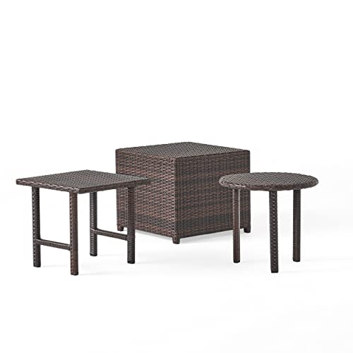 Palmilla Wicker Table Set, Multibrown