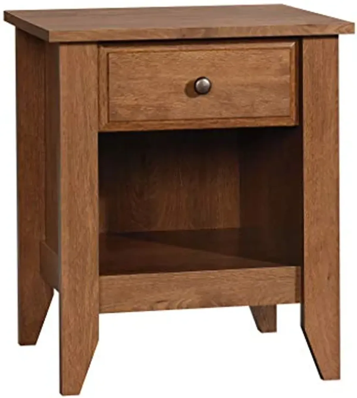 Sauder Shoal Creek Night Stand, L: 20.87" x W: 17.48" x H: 24.06", Oiled Oak