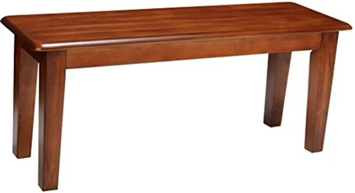 Signature Design by Ashley Berringer 17.5 Inch Rustic Traditional Dining Bench, Brown