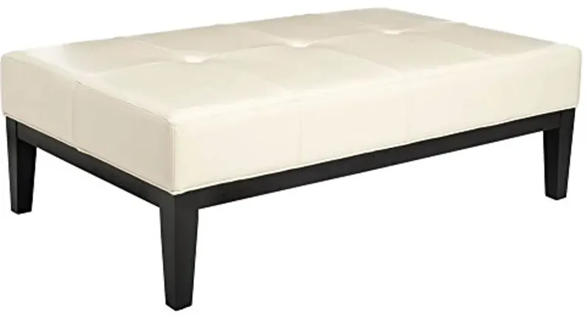 Safavieh Hudson Collection Bleecker Brown Leather Cocktail Bench