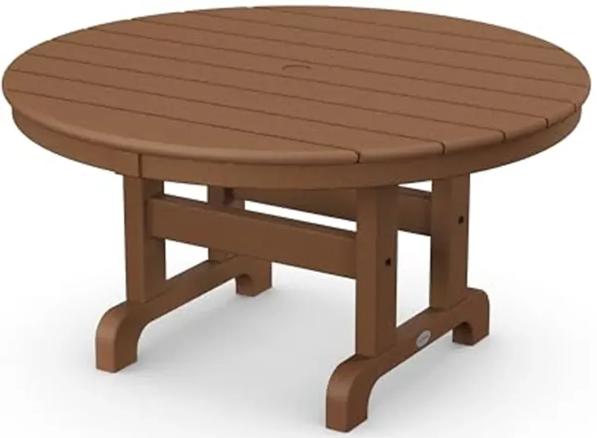 POLYWOOD® Conversation/Coffee Table, Teak