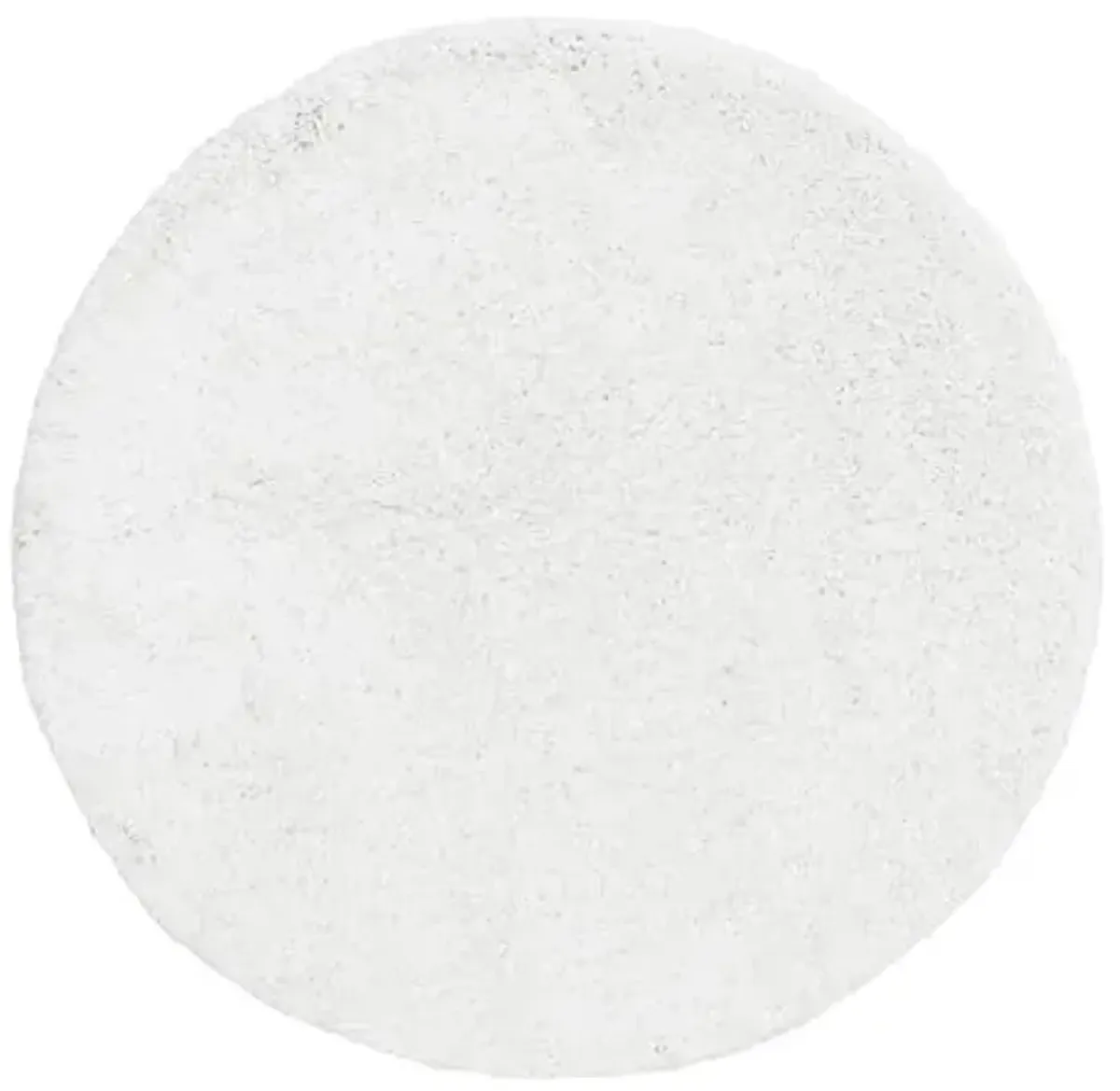 Nuloom Marleen Off-White, 7'10" Round, Solid, Shag, Soft and Plush, High Traffic, Stain Resistant, Easy Clean, Durable Area Rug for Bedroom, Living Room, Dining Space, Den, Foyer, Entryway