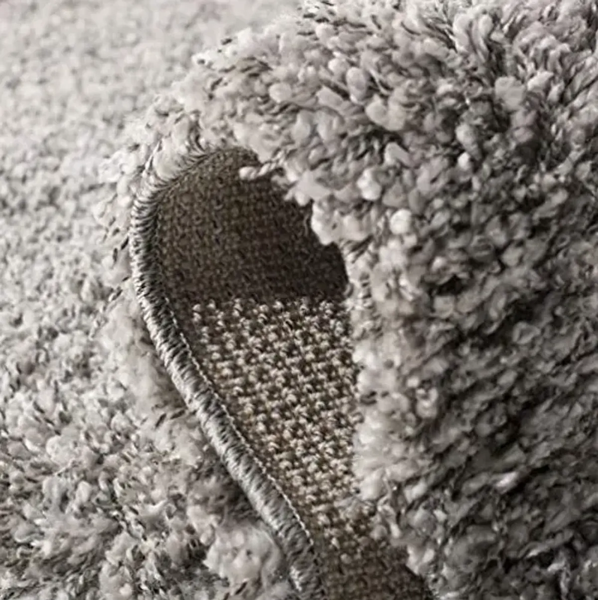 SAFAVIEH California Shag Collection Area Rug - 5'3" x 7'6", Silver, Non-Shedding & Easy Care, 2-inch Thick Ideal for High Traffic Areas in Living Room, Bedroom (SG151-7575)
