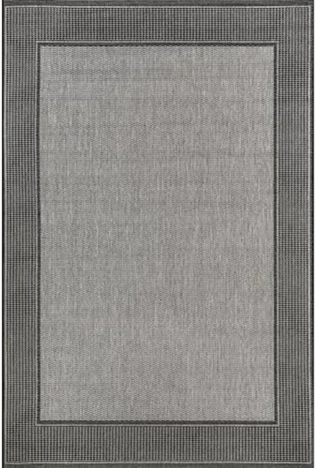 nuLOOM 8' x 11' Outdoor Performance Area Rug, OEKO-TEX Certified, Weather Resistant, High Traffic, Patio, Balcony, Outside, Gris Grey