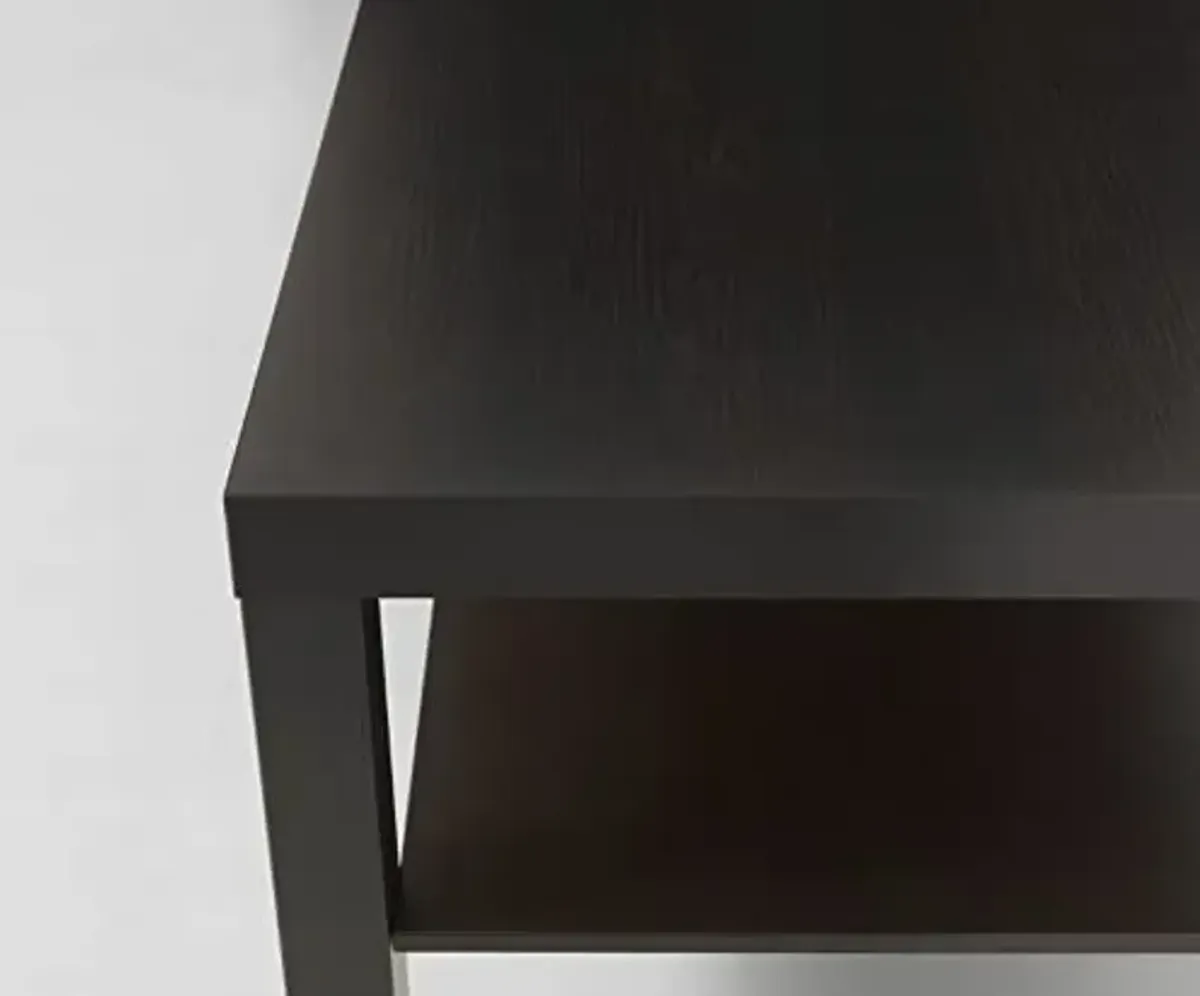 Ikea Lack Sofa Table, Black, Brown, 90 x 55 cm