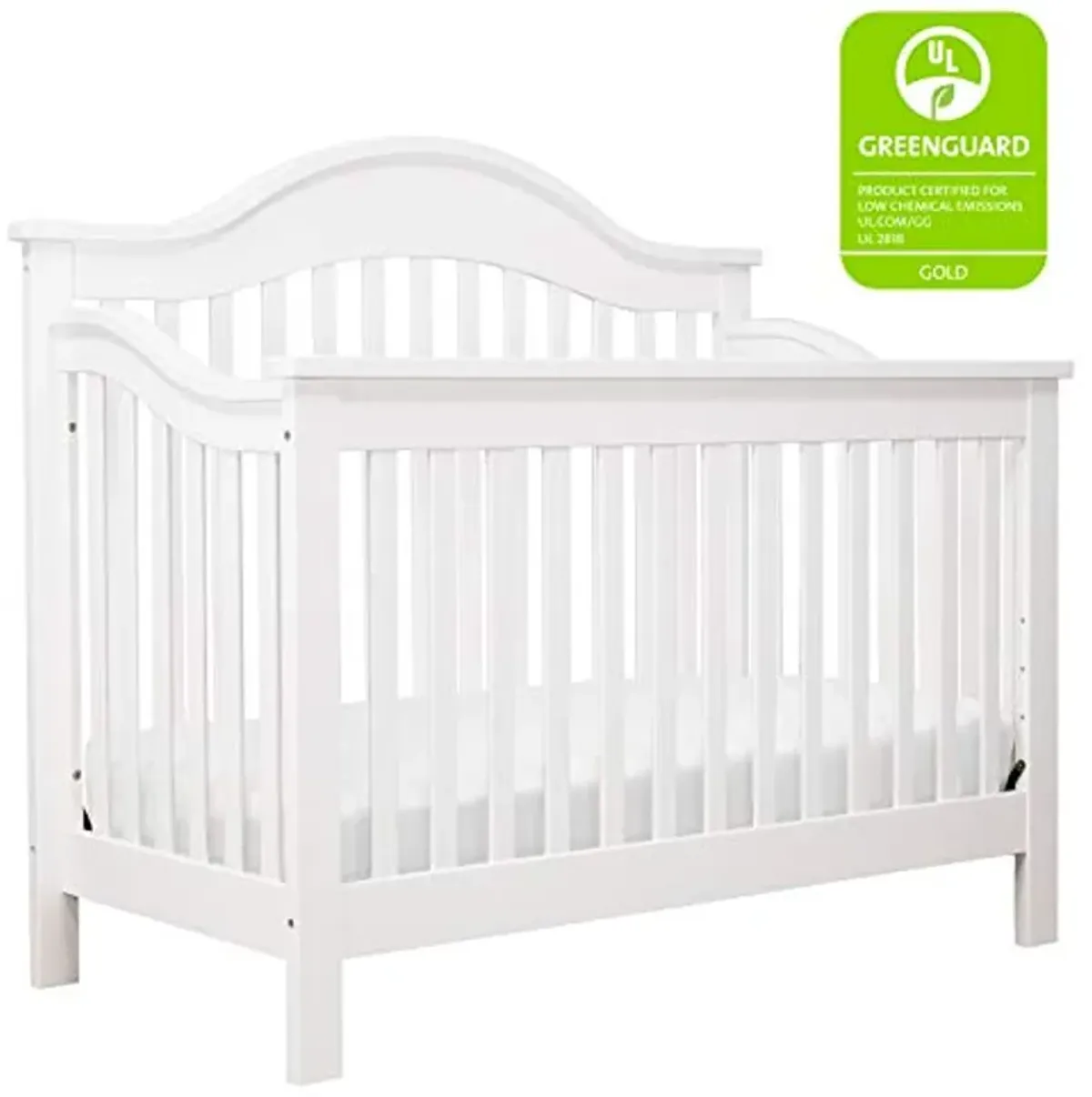 DaVinci Jayden 4-in-1 Convertible Crib in White, Greenguard Gold Certified