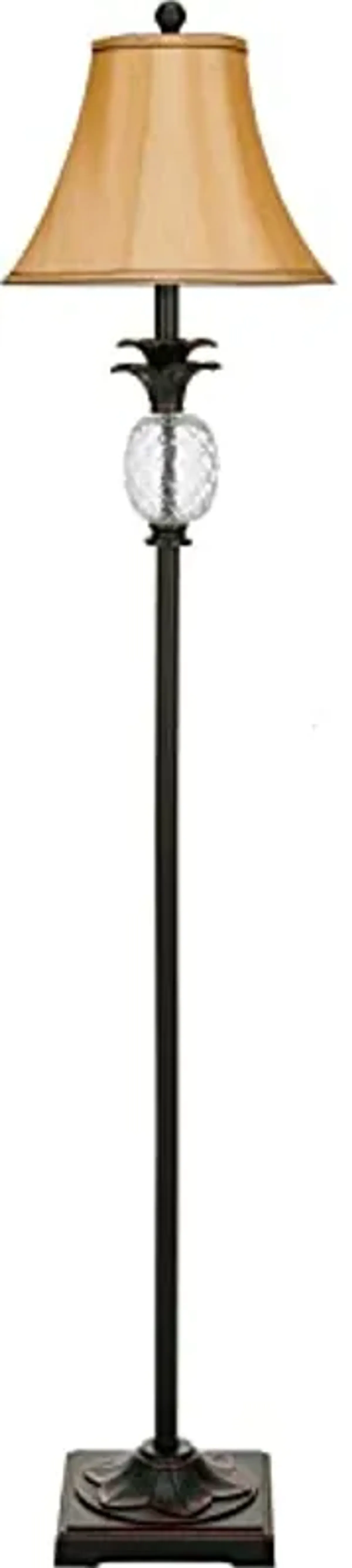 SAFAVIEH Lighting Collection Alyssa Pineapple Black 61-inch Tall Living Room Bedroom Home Office Traditional Floor Lamp