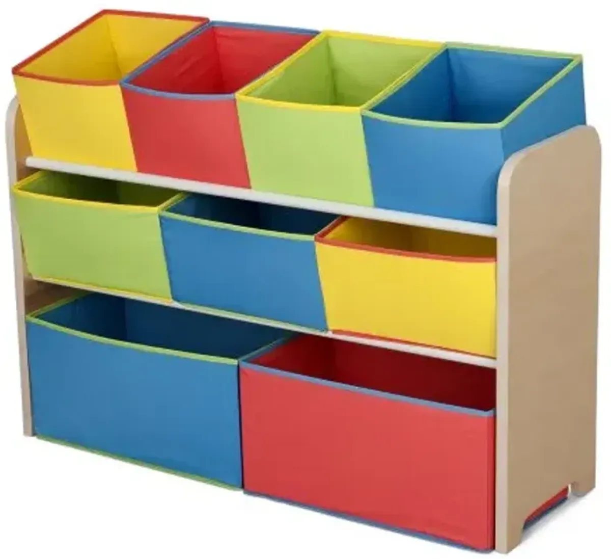 Delta Multi-Color Deluxe Toy Organizer with Storage Bins
