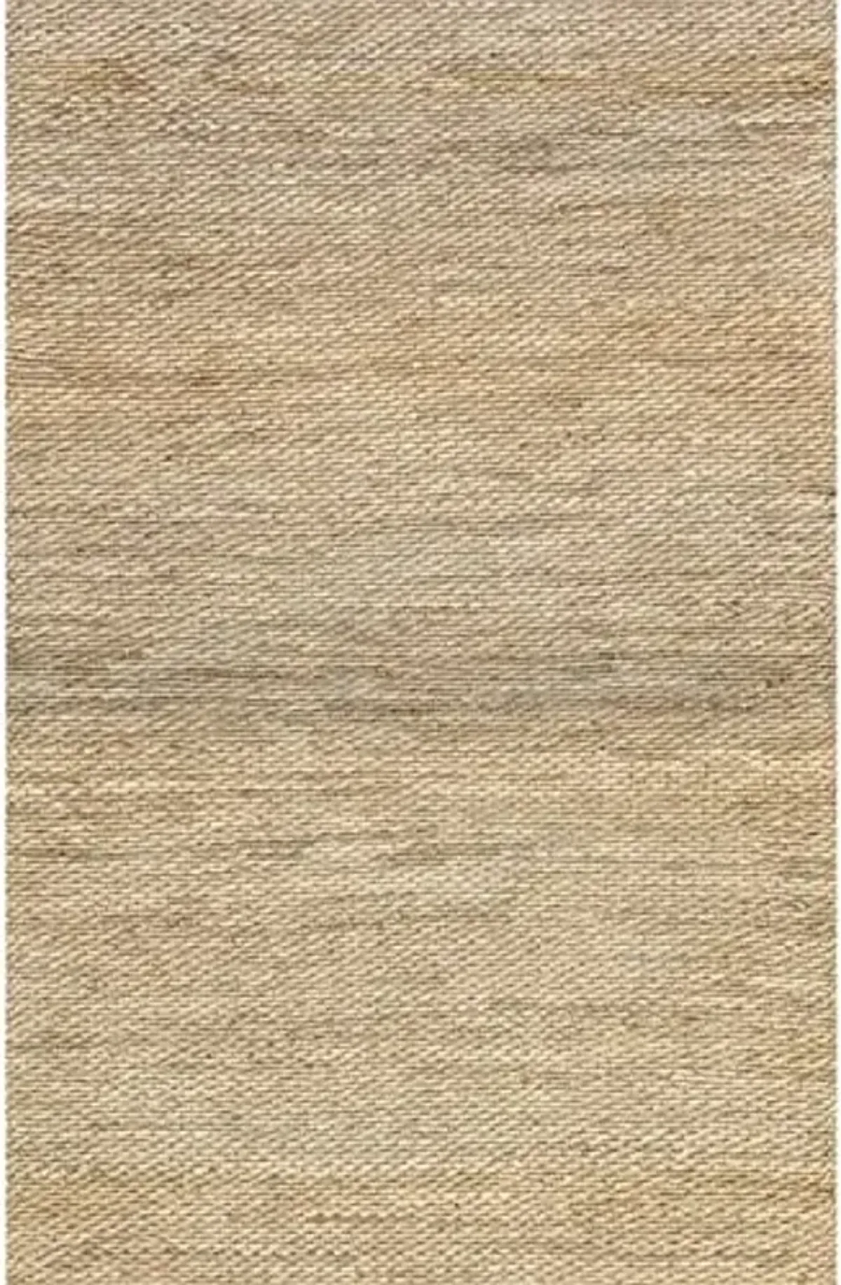 Nuloom Hailey Natural/Ivory, 7'6" x 9'6", Handwoven, Jute, Soft and Textured, High Traffic, Stain Resistant, Easy Clean, Durable Area Rug for Bedroom, Living Room, Dining Space, Den, Foyer, Entryway