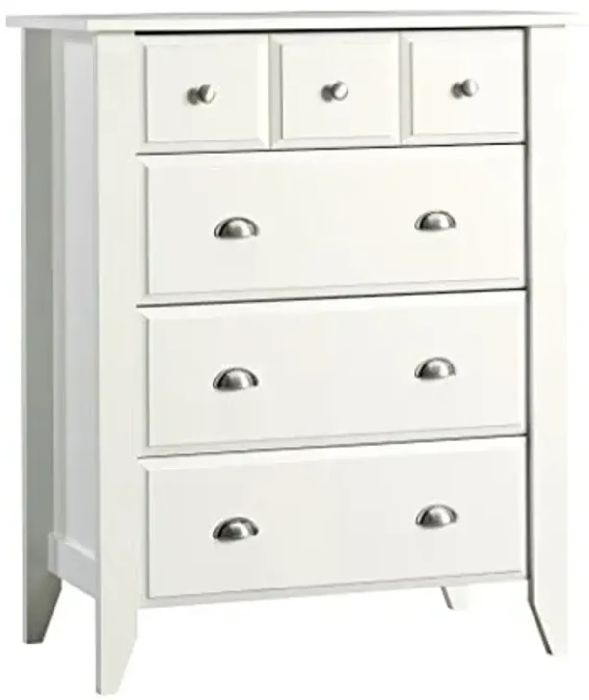 Sauder Shoal Creek Bedroom 4-Drawer Chest, in Soft White finish
