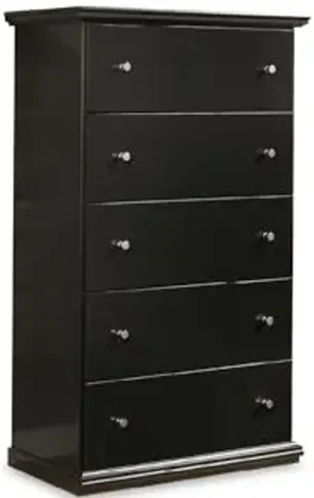 Signature Design by Ashley Maribel Children's Traditional 5 Drawer Chest of Drawers, Black