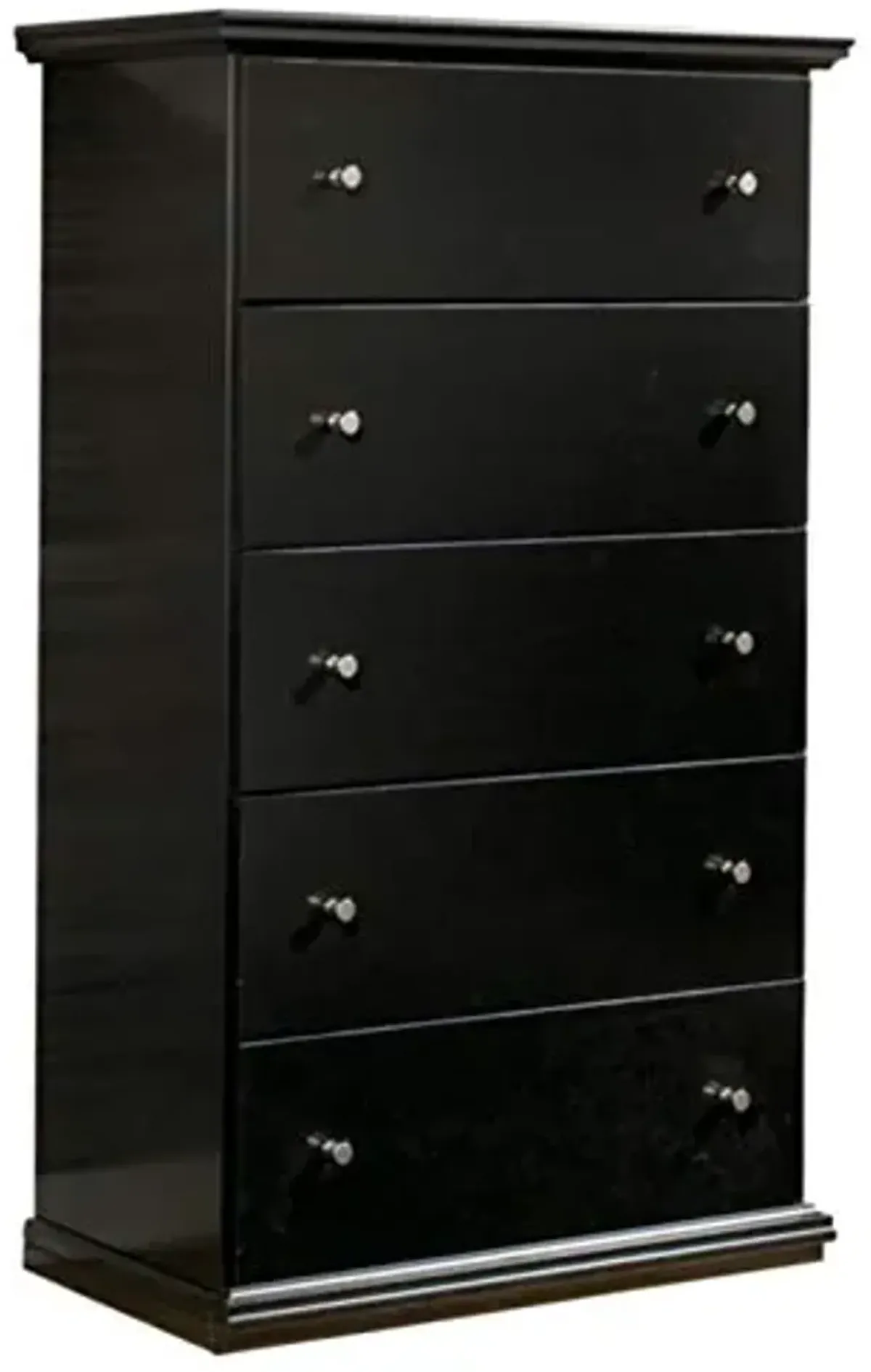 Signature Design by Ashley Maribel Children's Traditional 5 Drawer Chest of Drawers, Black