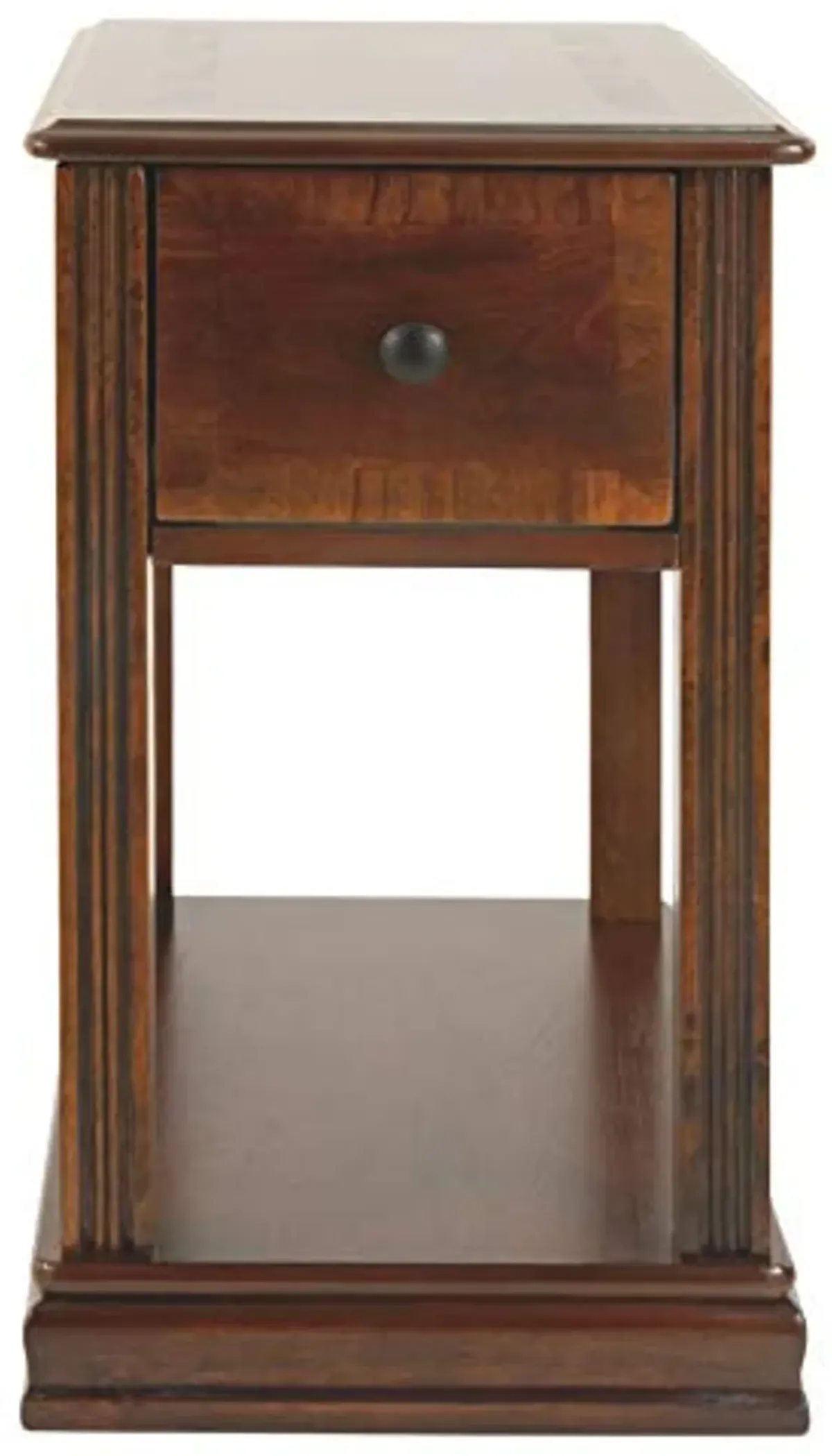 Signature Design by Ashley Breegin New Traditional Wooden Chair Side End Table, Brown