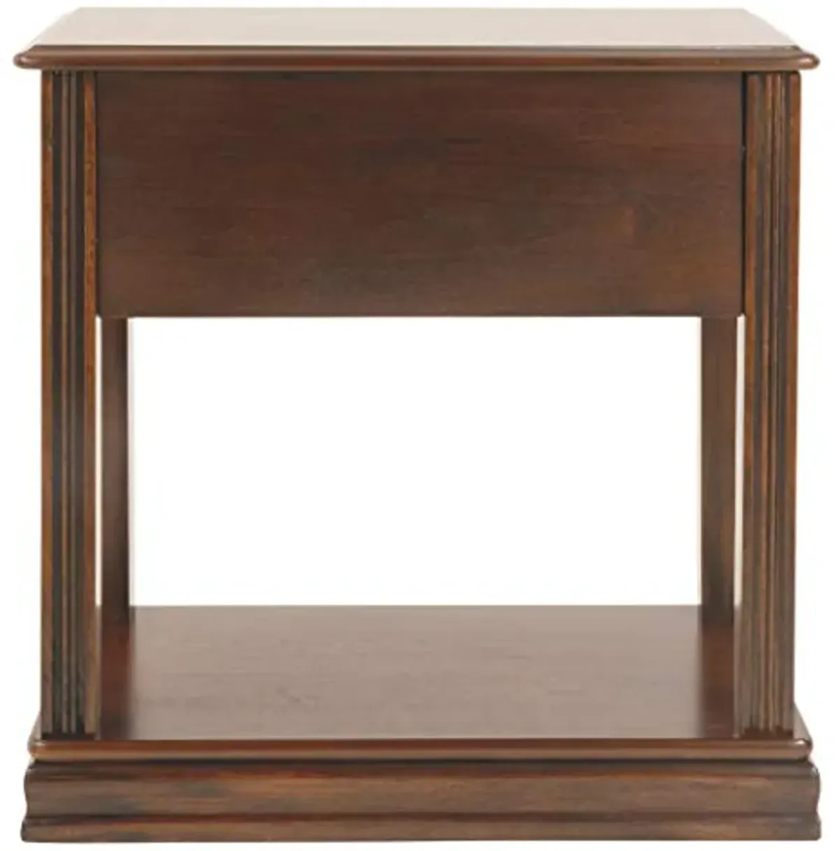 Signature Design by Ashley Breegin New Traditional Wooden Chair Side End Table, Brown